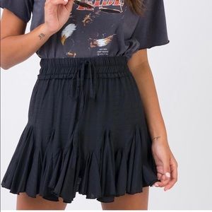 Black princess polly mini skirt